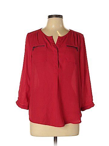 My Michelle 3/4 Sleeve Blouse (view 1)