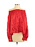 Creatures of Comfort Red Long Sleeve Blouse Size 2 - photo 1