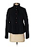 Rebecca Taylor Blue Wool Coat Size 0 - photo 1