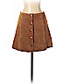 Topshop 100% Leather Tan Leather Skirt Size 4 (petite) - photo 1