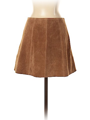 Topshop Leather Skirt (view 2)