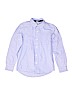 The Children's Place 100% Cotton Blue Long Sleeve Button-Down Shirt Size XL (youth) - photo 1