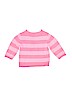 Garnet Hill 100% Cotton Stripes Graphic Pink Pullover Sweater Size XS (youth) - photo 2