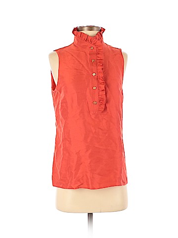 Tory Burch Sleeveless Silk Top (view 1)
