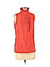 Tory Burch 100% Silk Red Sleeveless Silk Top Size 8 - photo 1