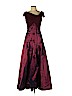Tadashi 100% Polyester Burgundy Cocktail Dress Size 10 - photo 1