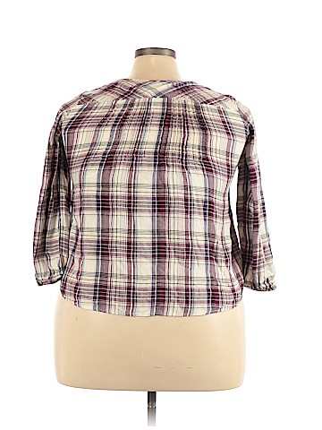 Style&Co 3/4 Sleeve Button-Down Shirt (view 2)