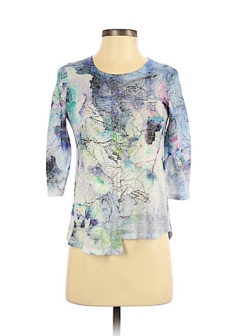 B.l.e.u. 3/4 Sleeve Blouse (view 1)