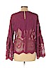 Chloe Oliver Pink Long Sleeve Top Size L - photo 2