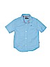 Nautica 100% Cotton Blue Short Sleeve Button-Down Shirt Size 6 - photo 1