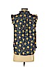 Ann Taylor LOFT 100% Polyester Blue Sleeveless Blouse Size S (petite) - photo 2
