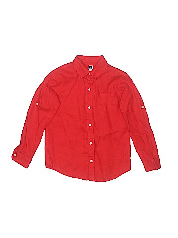 Janie and Jack Long Sleeve Button-Down Shirt (view 1)