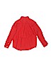 Janie and Jack 100% Cotton Solid Red Long Sleeve Button-Down Shirt Size 6 - photo 2