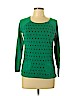 Ann Taylor LOFT 100% Cotton Green Pullover Sweater Size M (petite) - photo 1