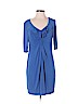 Donna Ricco Blue Casual Dress Size 8 (petite) - photo 1