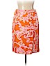 Ann Taylor 100% Silk Orange Silk Skirt Size 14 - photo 1