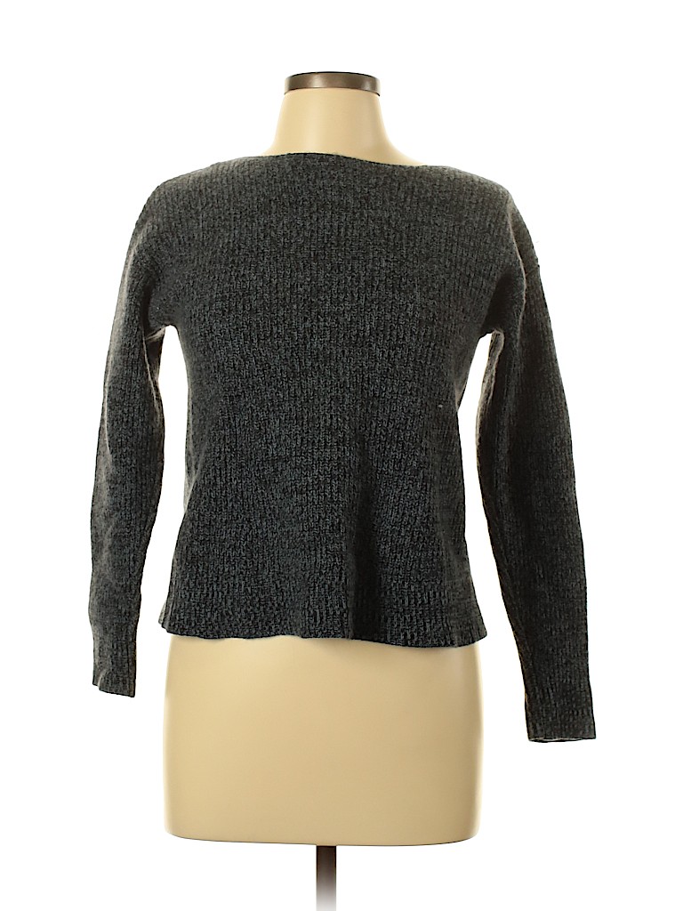 Ann Taylor Gray Wool Pullover Sweater Size L (petite) - photo 1