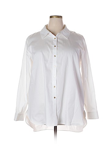 Calvin Klein Long Sleeve Button-Down Shirt (view 1)