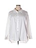 Calvin Klein 100% Cotton White Long Sleeve Button-Down Shirt Size 2X - photo 1