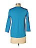 Kim Rogers 100% Cotton Blue 3/4 Sleeve Top Size S (petite) - photo 2