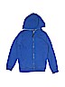 Lands' End Solid Blue Zip Up Hoodie Size 8 - photo 1