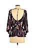 Free People Purple 3/4 Sleeve Top Size S (petite) - photo 2