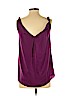 Diane von Furstenberg 100% Polyester Purple Sleeveless Blouse Size 2 - photo 2