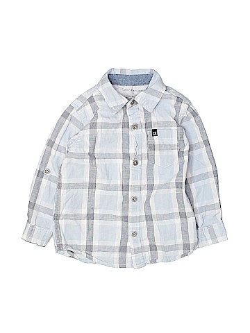 CALVIN KLEIN JEANS Long Sleeve Button-Down Shirt (view 1)