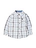 CALVIN KLEIN JEANS 100% Cotton Blue Long Sleeve Button-Down Shirt Size 2T - photo 1