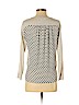 Ann Taylor LOFT 100% Polyester Gray Long Sleeve Top Size XS (petite) - photo 2