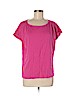 Lands' End 100% Cotton Pink Short Sleeve Top Size M (petite) - photo 1
