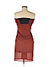 Yigal Azrouël New York 100% Rayon Orange Cocktail Dress Size Med (2) - photo 2