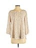 Le Lis 100% Polyester Ivory 3/4 Sleeve Blouse Size L - photo 1