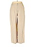Crossroads 100% Linen Tan Linen Pants Size 14 (petite) - photo 1