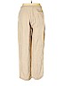 Crossroads 100% Linen Tan Linen Pants Size 14 (petite) - photo 2