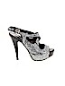 Miu Miu Silver Heels Size EU 35 1/2 - photo 1