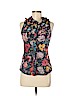 Shin Choi 100% Silk Black Sleeveless Silk Top Size M - photo 1