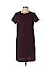 Ann Taylor LOFT Burgundy Casual Dress Size L (petite) - photo 1