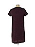Ann Taylor LOFT Burgundy Casual Dress Size L (petite) - photo 2