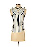 Ann Taylor LOFT Blue Sleeveless Blouse Size XS (petite) - photo 2