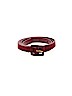 Unbranded 100% Leather Solid Burgundy Leather Belt Size M - photo 1