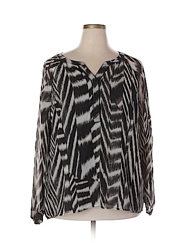 Calvin Klein Long Sleeve Blouse (view 1)