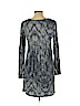 Daisy Fuentes Blue Casual Dress Size L (petite) - photo 2
