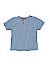 Cherokee 100% Cotton Blue Short Sleeve Henley Size 6 - 7 - photo 1