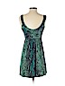 Diane von Furstenberg 100% Silk Green Casual Dress Size 4 - photo 2