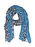 Banana Republic 100% Polyester Print Blue Scarf One size - photo 1