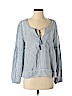 Splendid 100% Tencel Gray Long Sleeve Blouse Size S - photo 1