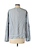 Splendid 100% Tencel Gray Long Sleeve Blouse Size S - photo 2