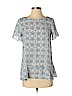 Loft design by... 100% Polyester Blue Short Sleeve Blouse Size XXS (petite) - photo 1