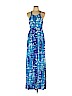 Cynthia Rowley TJX Blue Casual Dress Size L - photo 1